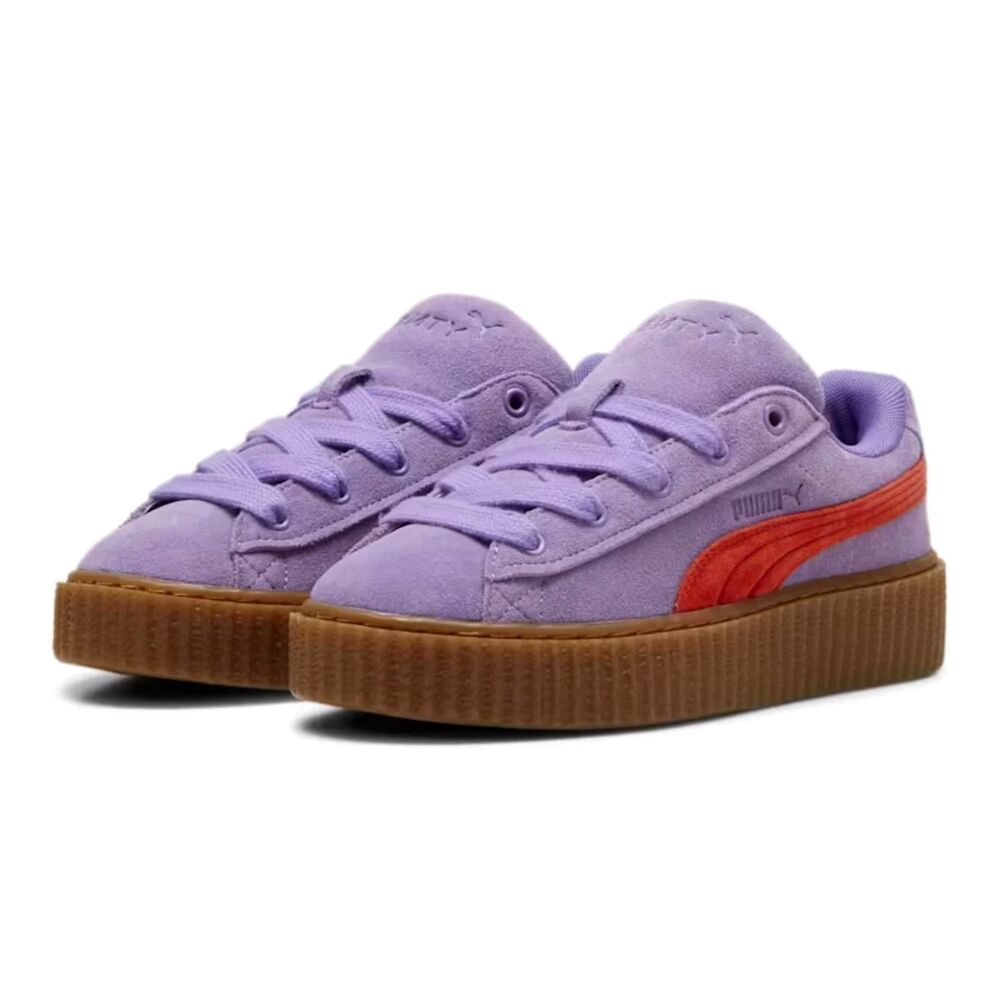Puma x Fenty by Rihanna Creeper Phatty Lavender Purple & Cherry Red size 6 NWB - Picture 2 of 16